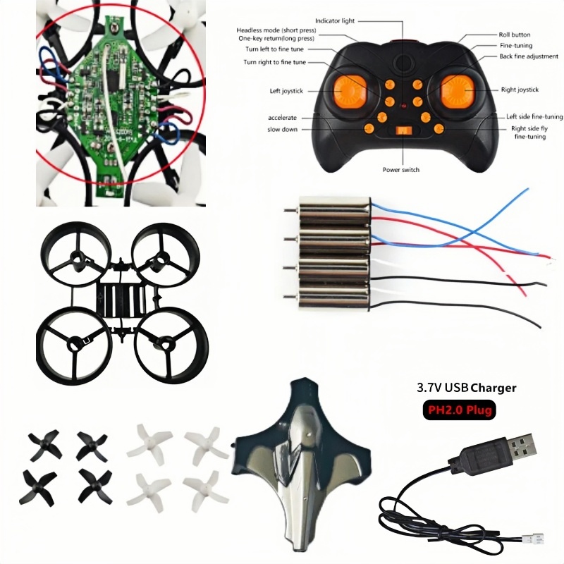 Complete DIY Drone Kit 2.4G 6A - Drone Kit Build Yourself recensie en prijs